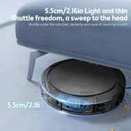 ​3 in 1 Vacuum Cleaner Robot Max 4000Pa Wet and dry vacuum cleaner support WiFi app control with voice prompts Self Charging Sweeping Function - White 614