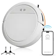 ​3 in 1 Vacuum Cleaner Robot Max 4000Pa Wet and dry vacuum cleaner support WiFi app control with voice prompts Self Charging Sweeping Function - White 614
