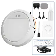 ​3 in 1 Vacuum Cleaner Robot Max 4000Pa Wet and dry vacuum cleaner support WiFi app control with voice prompts Self Charging Sweeping Function - White 614