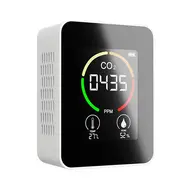 ​3in1 Home Digital Air Quality Detector  CO2 Temperature Humidity Monitoring Device - 	White 643