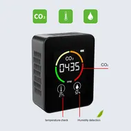 ​3in1 Home Digital Air Quality Detector  CO2 Temperature Humidity Monitoring Device - 	White 643