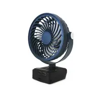 ​5inch 3 Blades Desktop Lithium Battery Air Fan Cooling Blower Fan Electric Cooling Unit Home Appliances 620