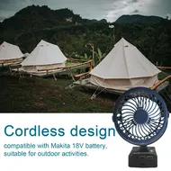 ​5inch 3 Blades Desktop Lithium Battery Air Fan Cooling Blower Fan Electric Cooling Unit Home Appliances 620