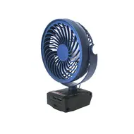 ​5inch 3 Blades Desktop Lithium Battery Air Fan Cooling Blower Fan Electric Cooling Unit Home Appliances 620
