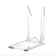 DF-11 3D Hologram Fan 11cm LED Holographic Projector Advertising Portable Desktop Naked Eye Stereo Display with Speaker (Transparent) 616