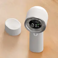 ​HX130 Portable handheld turbo fan with 100 speeds infinitely adjustable - 2Pcs - White 583