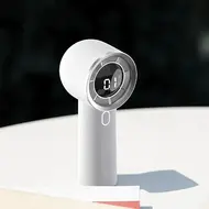 ​HX130 Portable handheld turbo fan with 100 speeds infinitely adjustable - 2Pcs - White 583