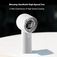 ​HX130 Portable handheld turbo fan with 100 speeds infinitely adjustable - 2Pcs - White 583