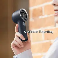 ​HX130 Portable handheld turbo fan with 100 speeds infinitely adjustable - 2Pcs - White 583