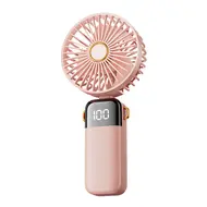​Handheld Portable Mini Electric Ice Cool Fan - 2Pcs - Pink 592