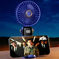 ​Handheld Portable Mini Electric Ice Cool Fan - 2Pcs - Pink 592