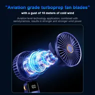 ​Handheld Portable Mini Electric Ice Cool Fan - 2Pcs - Pink 592