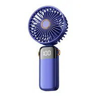 ​Handheld Portable Mini Electric Ice Cool Fan - 2Pcs - Purple 593