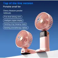 ​Handheld Portable Mini Electric Ice Cool Fan - 2Pcs - Pink 592