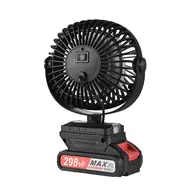 Mini Portable Lithium Electric Fan Outdoor Camping Fan Low Noise 360°Rotating 2 Speeds 1.5Ah Battery 578