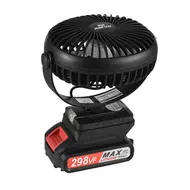 Mini Portable Lithium Electric Fan Outdoor Camping Fan Low Noise 360°Rotating 2 Speeds 1.5Ah Battery 578