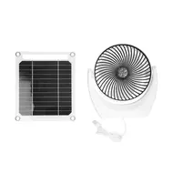 ​Portable 6W Solar Powered Fan Set Monocrystalline Silicon Solar Panel Multifunctional Solar Power Charger 615
