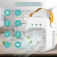 Portable Air Cooling Fan Personal Desktop Air Cooler Humidifier - 2Pcs 576