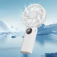 ​Portable Mini Handheld Electric Fan Support 5 Adjustable Wind Speed - Pink 580