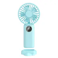 ​Portable Mini Handheld Electric Fan Support 5 Adjustable Wind Speed - Pink 580