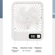 ​Q3 Portable Desk 5 speed adjustable electric fan - White 570