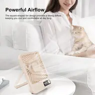 ​Q3 Portable Desk 5 speed adjustable electric fan - White 570