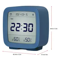 ​QingPing CGD1 Digital Alarm Clock Smart BT APP Control - Blue 634