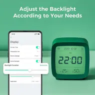 ​QingPing CGD1 Digital Alarm Clock Smart BT APP Control - Blue 634