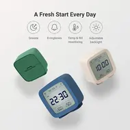 ​QingPing CGD1 Digital Alarm Clock Smart BT APP Control - Blue 634