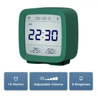 ​QingPing CGD1 Digital Alarm Clock Smart BT APP Control - Blue 634