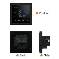 ​Smart Thermostat 16A Floor Heating Temperature Controller with LED Touch Screen 85-265V Electric Heating Controller - White 586