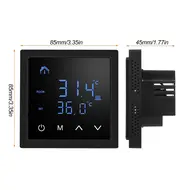 ​Smart Thermostat 16A Floor Heating Temperature Controller with LED Touch Screen 85-265V Electric Heating Controller - White 586