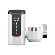 ​Tankless hot water heater Electric water heater Electric faucet with large screen Dynamic digital display No installation required Instant hot and cold water heater for bathroom kitchen 618