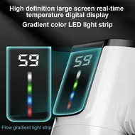 ​Tankless hot water heater Electric water heater Electric faucet with large screen Dynamic digital display No installation required Instant hot and cold water heater for bathroom kitchen 618