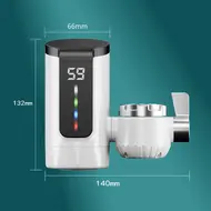 ​Tankless hot water heater Electric water heater Electric faucet with large screen Dynamic digital display No installation required Instant hot and cold water heater for bathroom kitchen 618