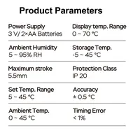 ​Thermostatic radiator valve Smart radiator valve - pack of 3 568