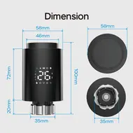 ​Thermostatic radiator valve Smart radiator valve - pack of 3 599