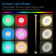 Wake Up Light Alarm Clock Sunrise Sunset Simulation Digital Clock 630