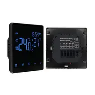 ​WiFi Smart Thermostat LCD display touch screen temperature controller for 3A water heating - Silver 566