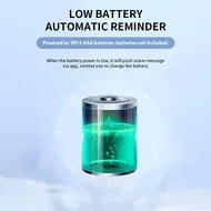 ​WiFi Thermometer Hygrometer TY App Smart Thermometer for Home LCD Backlight with Removable Stand Digital Temperature Humidity Sensor Real Time Monitoring Recording for Bedroom Greenhouse Garage 567