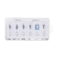 ​100Pcs Car Body Plastic Push Retainer Pin Rivet Fasteners Trim Moulding Clip Assortment 728