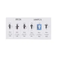 ​100Pcs Car Body Plastic Push Retainer Pin Rivet Fasteners Trim Moulding Clip Assortment 728