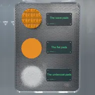 ​2000RPM Handheld Portable Cordless Car Polishing Machine Includes 3 Polishing Pads 731