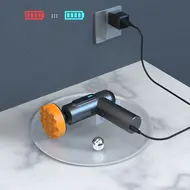 ​2000RPM Handheld Portable Cordless Car Polishing Machine Includes 3 Polishing Pads 731