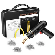 200W Cordless USB Rechargeable Plastic Welder for Car Bumper Crack Fender Repair Kit with 200PCS Hot Staples 720