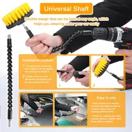 ​38PCS Car Polishing Pads Waxing Buffing Sponge Pad Kit Set  Car Polisher Buffer Waxer Sander Tool 687