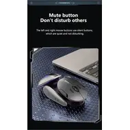 Inphic X2 Silent Bluetooth Mouse Metal Base Rechargeable Wireless Gaming Mouse For Computer Laptop Office Game 741