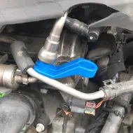 7PCS Fuel Line Disconnect Tool Set  AC Angled Tool Blue for Ford & Chrysler Replacement 735