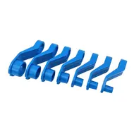 7PCS Fuel Line Disconnect Tool Set  AC Angled Tool Blue for Ford & Chrysler Replacement 735