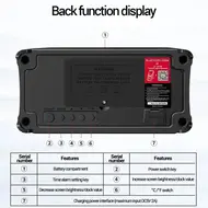 ​Aneng AN-999S Professional True RMS DC / AC Desktop Voice Digital Multimeter with Bluetooth Speaker 779